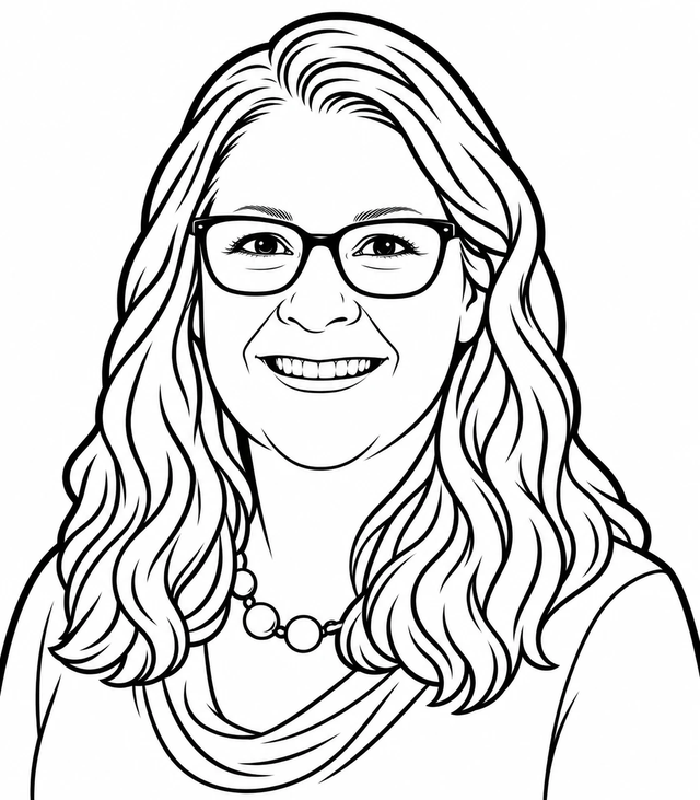 Illustrated portrait of Cali